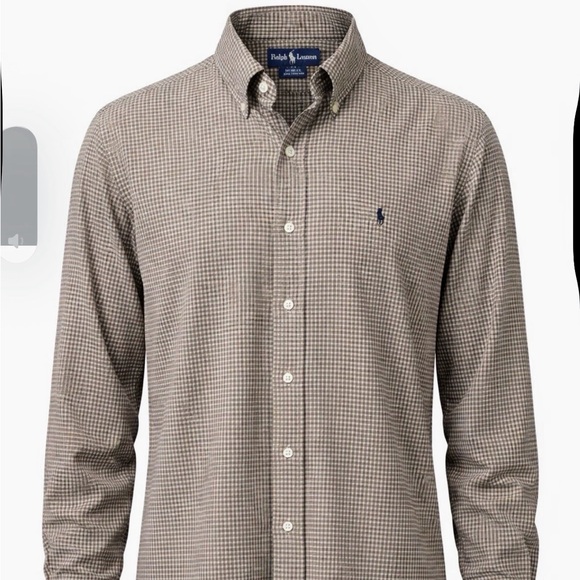 Ralph Lauren Other - Ralph Lauren Men's Brown Checkered Casual Shirt